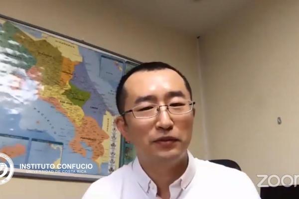 “Charla de becas a China”, Sr. Wang Zhijia Agregado de Educación de la Embajada de la República Popular China en Costa Rica